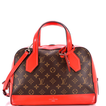 Louis Vuitton Dora Handbag Monogram Canvas and Calfskin PM