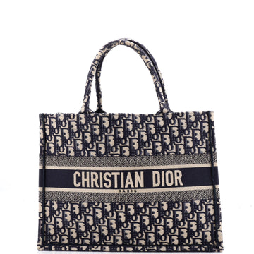 Christian Dior Book Tote Oblique Canvas Medium