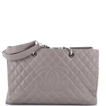 Chanel Grand Shopping Tote Quilted Caviar XL
