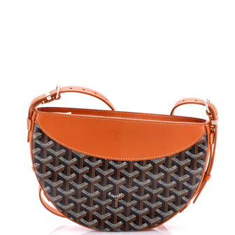 Goyard Hirondelle Shoulder Bag Coated Canvas and Leather
