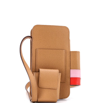 Hermes Hermesway Phone Case Crossbody Bag Epsom