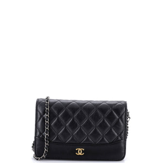 Chanel Gabrielle Wallet on Chain Quilted Aged Calfskin