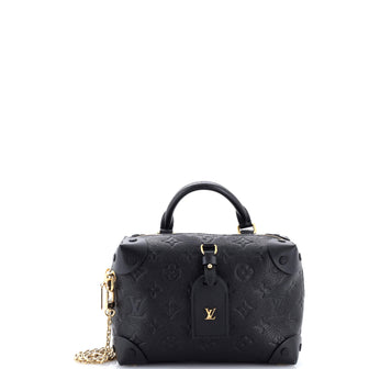 Louis Vuitton Petite Malle Souple Handbag Monogram Empreinte Leather