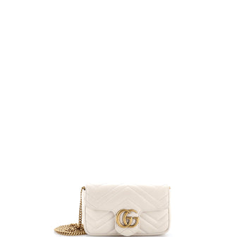 Gucci GG Marmont Flap Bag Matelasse Leather Super Mini