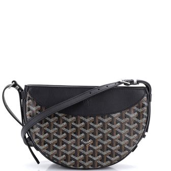 Goyard Hirondelle Shoulder Bag Coated Canvas and Leather