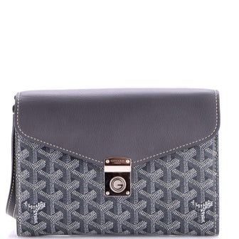Goyard Chypre Wallet on Strap Coated Canvas with Leather