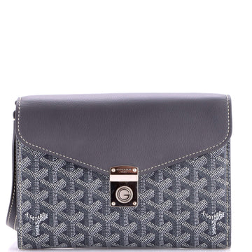 Goyard Chypre Wallet on Strap Coated Canvas with Leather