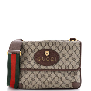 Gucci Neo Vintage Flap Messenger GG Coated Canvas Medium