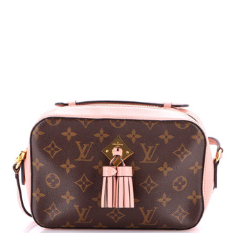 Louis Vuitton Saintonge Handbag Monogram Canvas with Leather