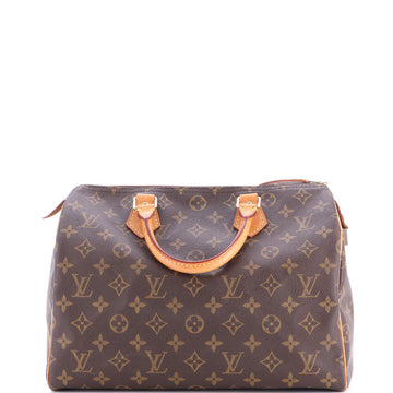 Louis Vuitton Speedy Handbag Monogram Canvas 30