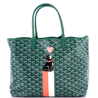 Goyard Saint Louis Tote Printed Coated Canvas PM