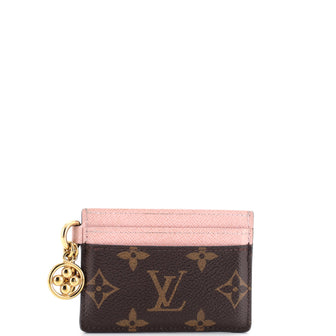 Louis Vuitton LV Charms Card Holder Monogram Canvas and Leather