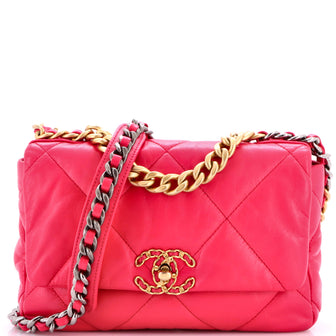 Chanel 19 Flap Bag Quilted Leather Medium