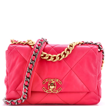 Chanel 19 Flap Bag Quilted Leather Medium