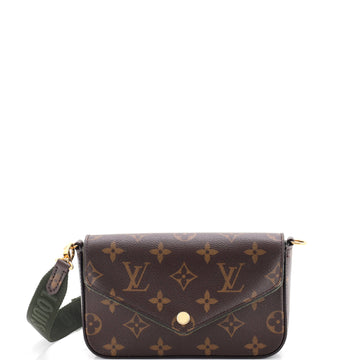 Louis Vuitton Felicie Strap & Go Handbag Monogram Canvas