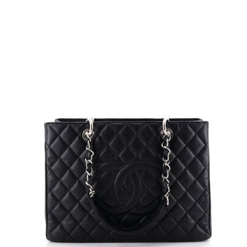 Chanel Grand Shopping Tote Quilted Caviar