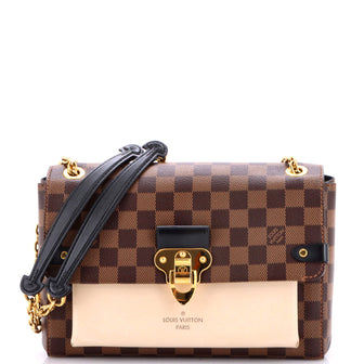 Louis Vuitton Vavin Handbag Damier with Leather PM