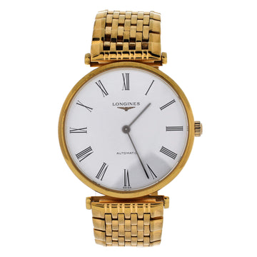 Longines La Grande Classique Automatic Watch Gold Plated Metal 34
