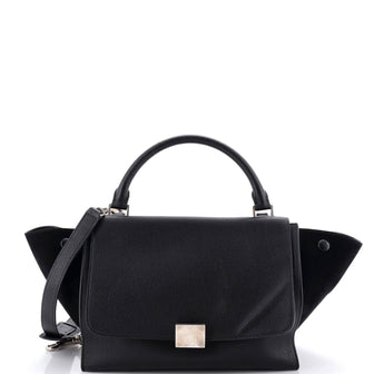 Celine Tricolor Trapeze Bag Leather Small