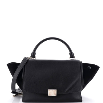 Celine Tricolor Trapeze Bag Leather Small