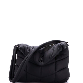 Saint Laurent Loulou Puffer Messenger Bag Quilted Econyl