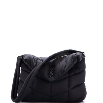 Saint Laurent Loulou Puffer Messenger Bag Quilted Econyl
