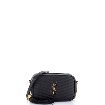Saint Laurent LouLou Crossbody Bag Matelasse Chevron Leather Mini