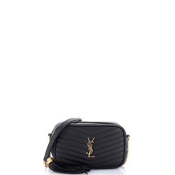 Saint Laurent LouLou Crossbody Bag Matelasse Chevron Leather Mini