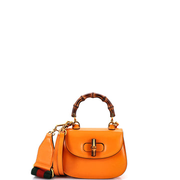 Gucci Bamboo 1947 Top Handle Bag Leather Mini