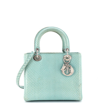 Christian Dior Lady Dior Bag Python Medium