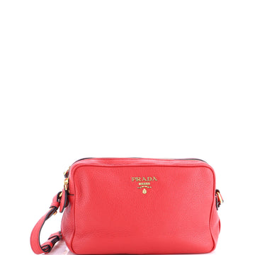 Prada Double Zip Camera Bag Vitello Daino