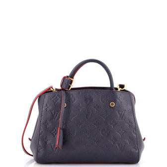 Louis Vuitton Montaigne Handbag Monogram Empreinte Leather BB