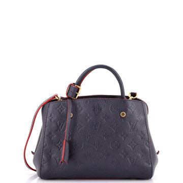 Louis Vuitton Montaigne Handbag Monogram Empreinte Leather BB