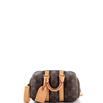 Louis Vuitton Keepall Bandouliere Bag Blown Up Monogram Canvas 25