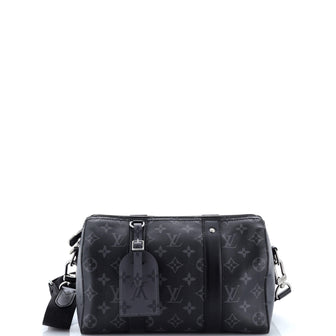 Louis Vuitton City Keepall Bag Reverse Monogram Eclipse Canvas