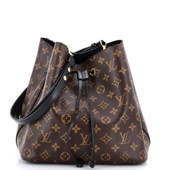 Louis Vuitton NeoNoe Handbag Monogram Canvas with Leather MM