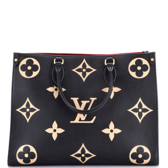Louis Vuitton OnTheGo Tote Bicolor Monogram Empreinte Giant MM