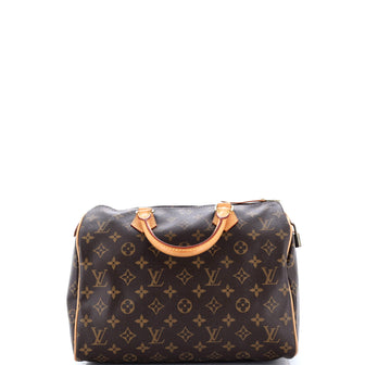 Louis Vuitton Speedy Handbag Monogram Canvas 30