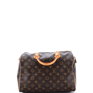 Louis Vuitton Speedy Handbag Monogram Canvas 30