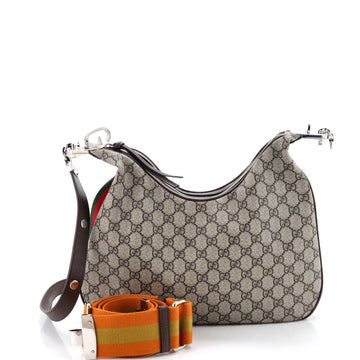 Gucci Attache Shoulder Bag GG Coated Canvas Medium