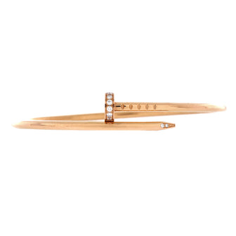 Cartier Juste un Clou Bracelet 18K Rose Gold with Diamonds Small
