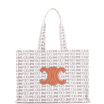 Celine Cabas Thais Tote All Over Logo Jacquard Large
