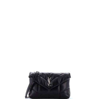 Saint Laurent Loulou Puffer Shoulder Bag Quilted Leather Mini