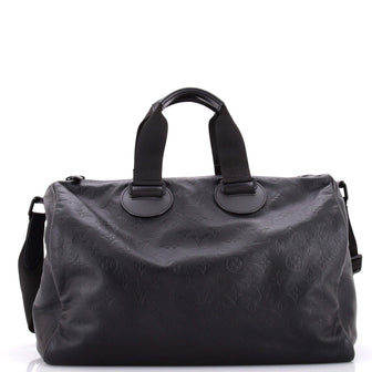 Louis Vuitton Speedy Bandouliere Bag Monogram Shadow Leather 40