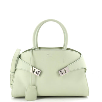 Salvatore Ferragamo Hug Top Handle Bag Leather Large