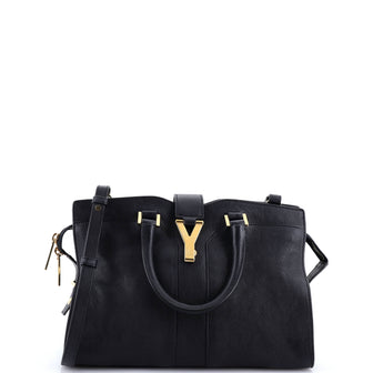 Saint Laurent Chyc Cabas Tote Leather Small
