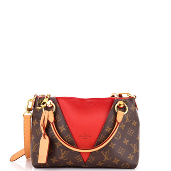 Louis Vuitton V Tote Monogram Canvas and Leather BB