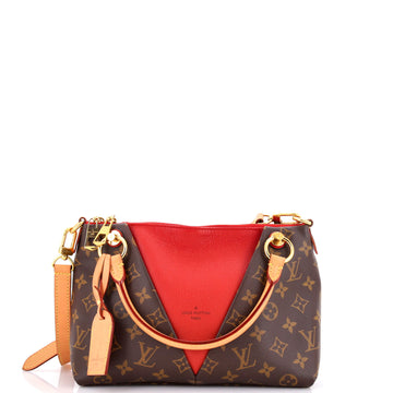 Louis Vuitton V Tote Monogram Canvas and Leather BB