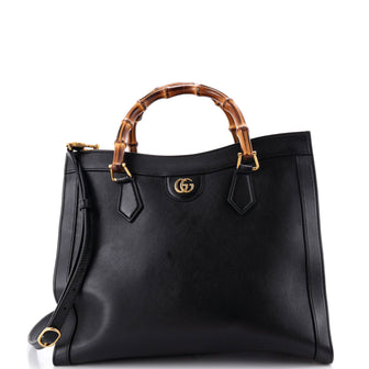 Gucci Diana NM Bamboo Handle Tote Leather Medium