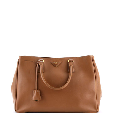 Prada Lux Open Tote Saffiano Leather North South